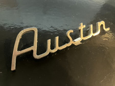 Austin original metal script car badge emblem chrome - various choose from