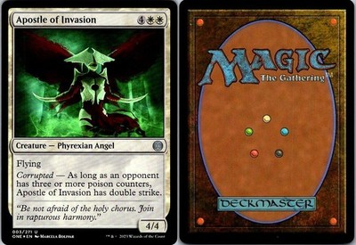 MTG APOSTLE OF INVASION 3 PHYREXIA: ALL WILL BE ONE FOIL