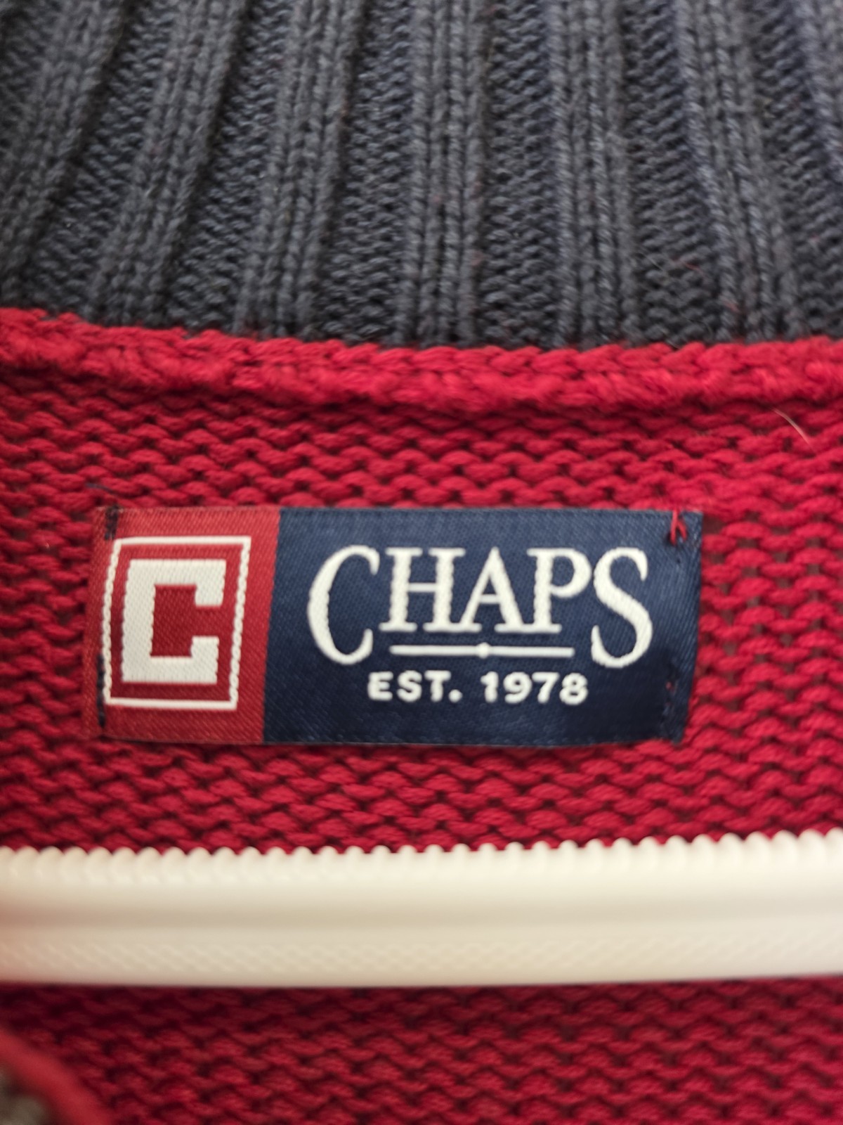 Chaps Sweater Large - image 2