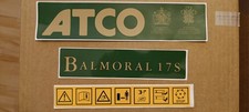 Atco Balmoral 17S. Sticker Decal Set