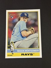 2025 Topps Heritage Mason Montgomery Rookie #296 Tampa Bay Rays RC (T)