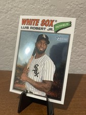 2026 Topps Heritage Luis Robert Jr Chrome Parallel Card Chicago White Sox #166