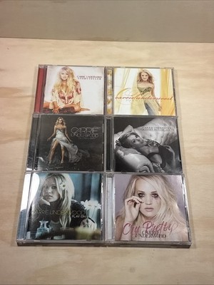 CARRIE UNDERWOOD Lot of 6 CDs - Play On, Blown away, Cry Pretty, Greatest, Etc