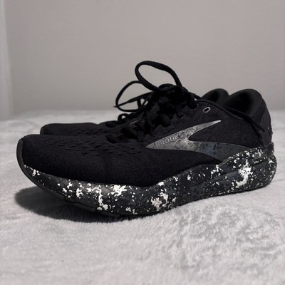 Brooks Ghost 16 Running Shoes Men s Size 9D Iron Lava Black White Athletic