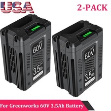 2-PACK 3.5Ah For Greenworks 60V Max PRO Lithium-ion Battery LB605 LB60A02 LB604