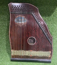 Antique Robert Barth Stuttgart Zeppelin German Zither