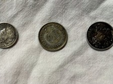 Rare Historic Coin Lot: Straits Settlement 10 Cents, 1926,27, 5 Cents 1910
