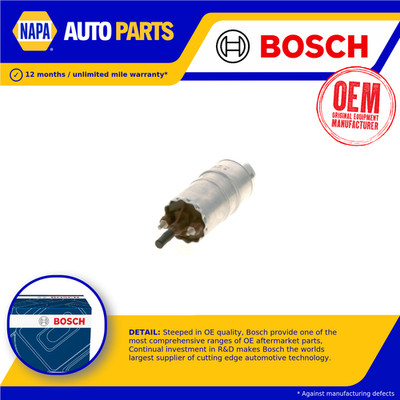 Fuel Pump fits PEUGEOT 205 Mk2 Gti 1.9 In tank 87 to 94 Bosch 9153864280 Quality