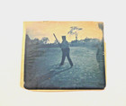 ANTIQUE BASEBALL GAME CYANOTYPE PHOTO – 1880s – COLBY, KANSAS- RARE LIVE ACTION! — photo 1