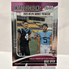 2025 Panini Absolute - Introductions Tetairoa McMillan, Elic Ayomanor I-TMN 