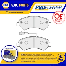 Brake Pads Set fits FIAT DUCATO 250 2.3D Front 2006 on Proformer 6000629131