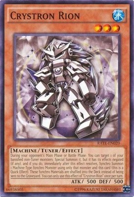 Crystron Rion - RATE-EN020 - Common - Unlimited Edition - Lightly Played