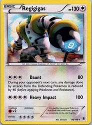 Regigigas 86/119 Holo Rare XY Phantom Forces