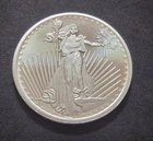 Silvertowne St. Gaudens 1 Troy Oz Silver Round • .999 Fine • T1