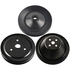 For Sbc Chevy 12 Groove Power Steering Short Water Pump Crankshaft Pulley For Sbc Chevy 12 Groove Power Steering Short Water Pump Crankshaft Pulley