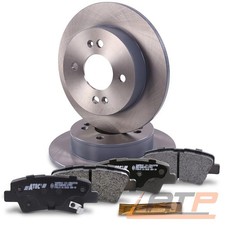 BREMSSCHEIBEN VOLL Ø234 + BREMSBELÄGE HINTEN FÜR HYUNDAI I-10 AB BJ13