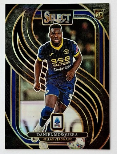 2024-25 Panini Select Black ð¥One Of Oneð¥Daniel Mosquera RC Hellas Verona FC