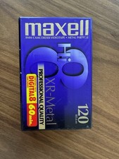New Sealed Maxwell Hi8 P6- 120 XR-Metal 8MM Camcorder Videotape Profes Quality