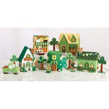 Herrschners® Shamrock Village Plastic Canvas Kit