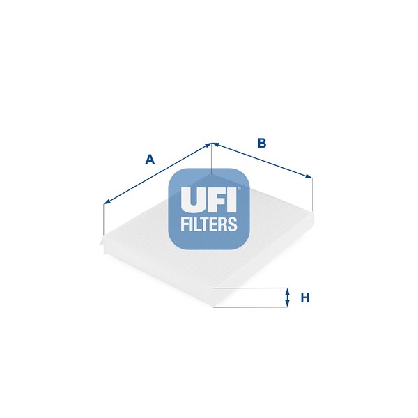 Ufi 53.043.00 Innenraumfilter FüR Doblo Idea Punto Lancia Musa Ypsilon Uaz-image
