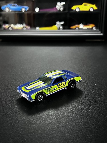 HOT WHEELS MONTE CARLO STOCKER 355 #38 BLUE / GREEN 1975 HONG KONG NICE - Picture 2 of 5