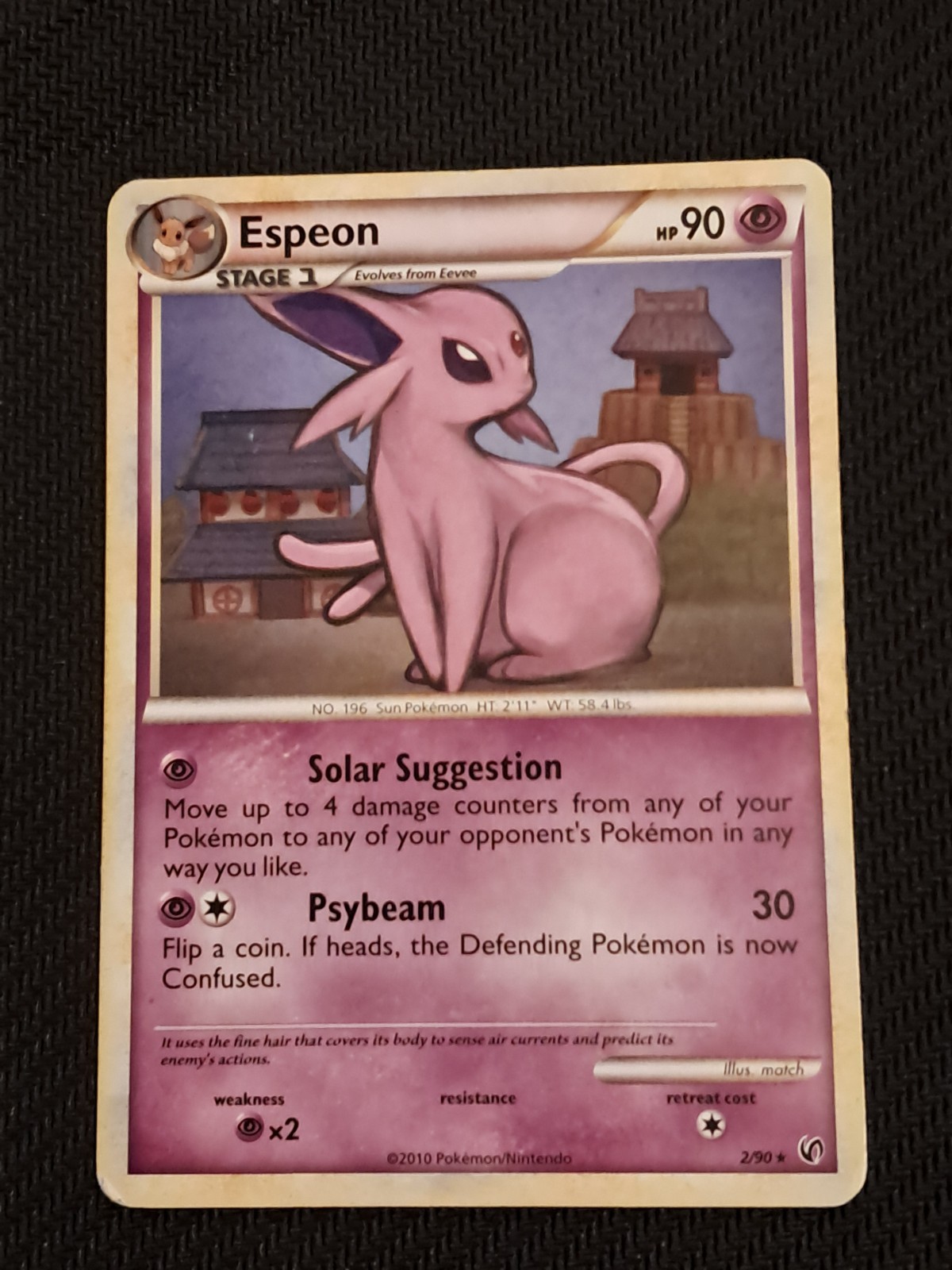 Pokémon TCG Espeon Undaunted 2/90 Regular Non Holo 