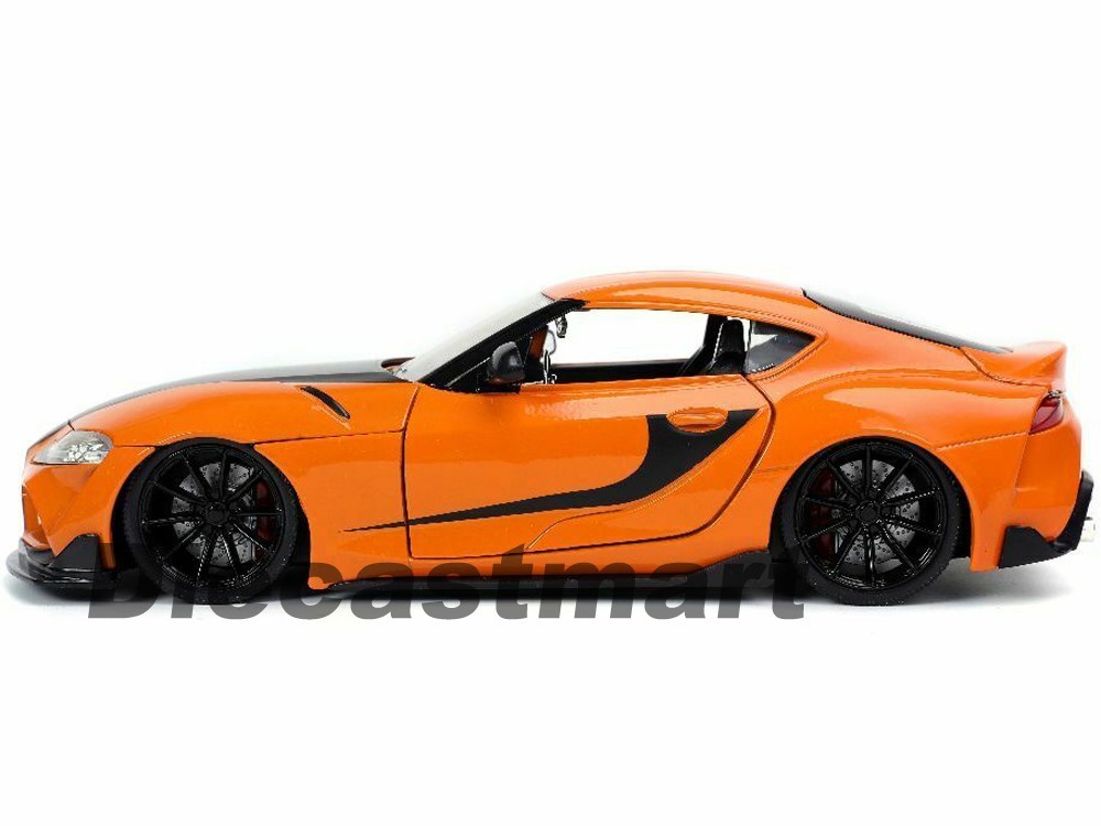 JadaToys 1/24 TOYOTA GR スープラ Jada Toys 1:24 Scale Fast and Furious Die-Cast Car - Orange