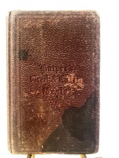 Harper's Greek Latin Text Horace Carmina Satires Antique 1850s Pocket Edition