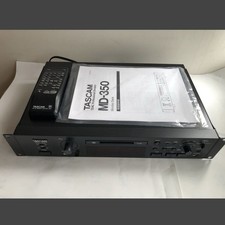  Working item  TASCAM MD-350 MiniDisc deck Black Japan  