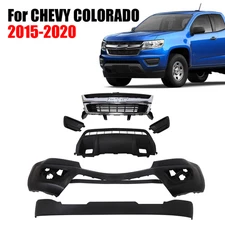 For 2015-2020 Chevy Colorado Front Bumper Cover Grille Assembly kit w/o Foglight