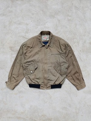 1000 Miglia Made In Italy Vintage 80s Archive Lightweight Boxyfit Bomber Jacket