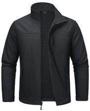 Men's Lightweight Jackets Waterproof Warm Fleece Lined Soft Shell Jackets Ful...