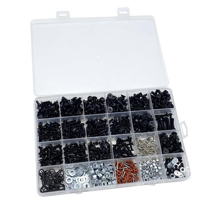 RC Screw Kit 1000pcs Car Screws Hardware Traxxas Axial Arrma Redcat RC4WD