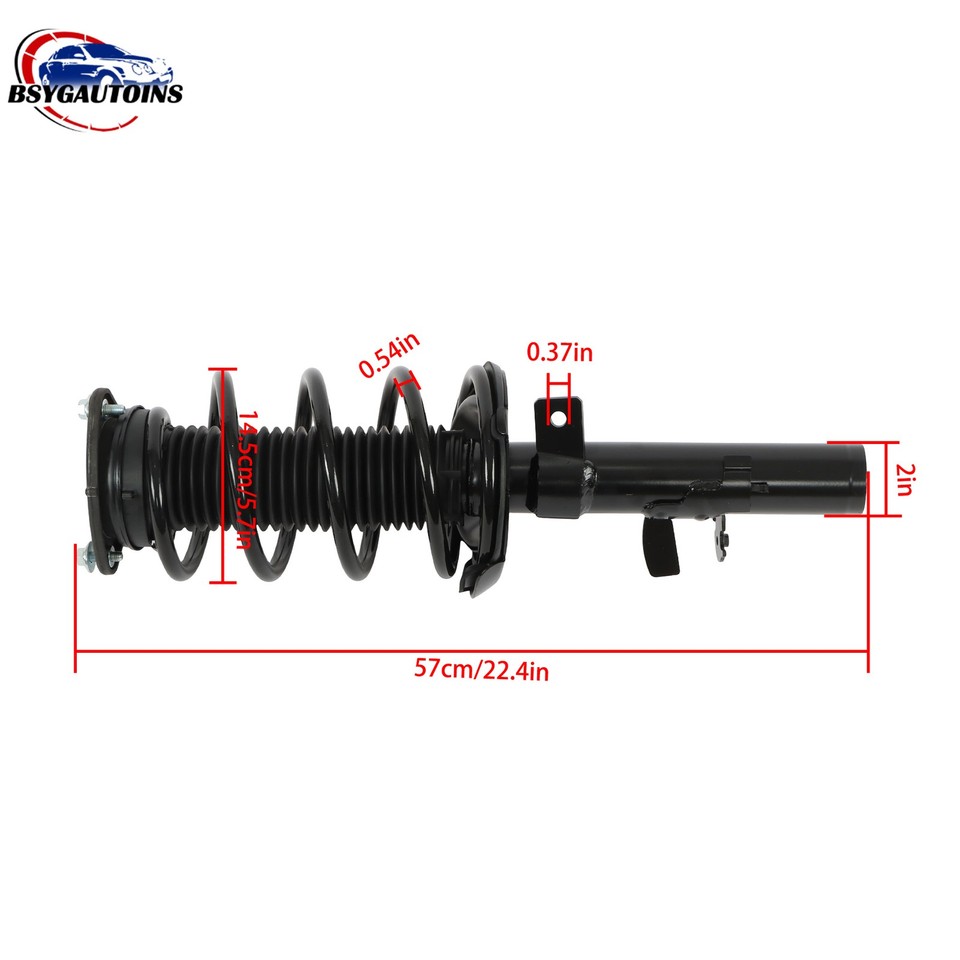 For Ford Focus MK3 Front Left Shock Absorber Strut Coil Spring Assembly ...
