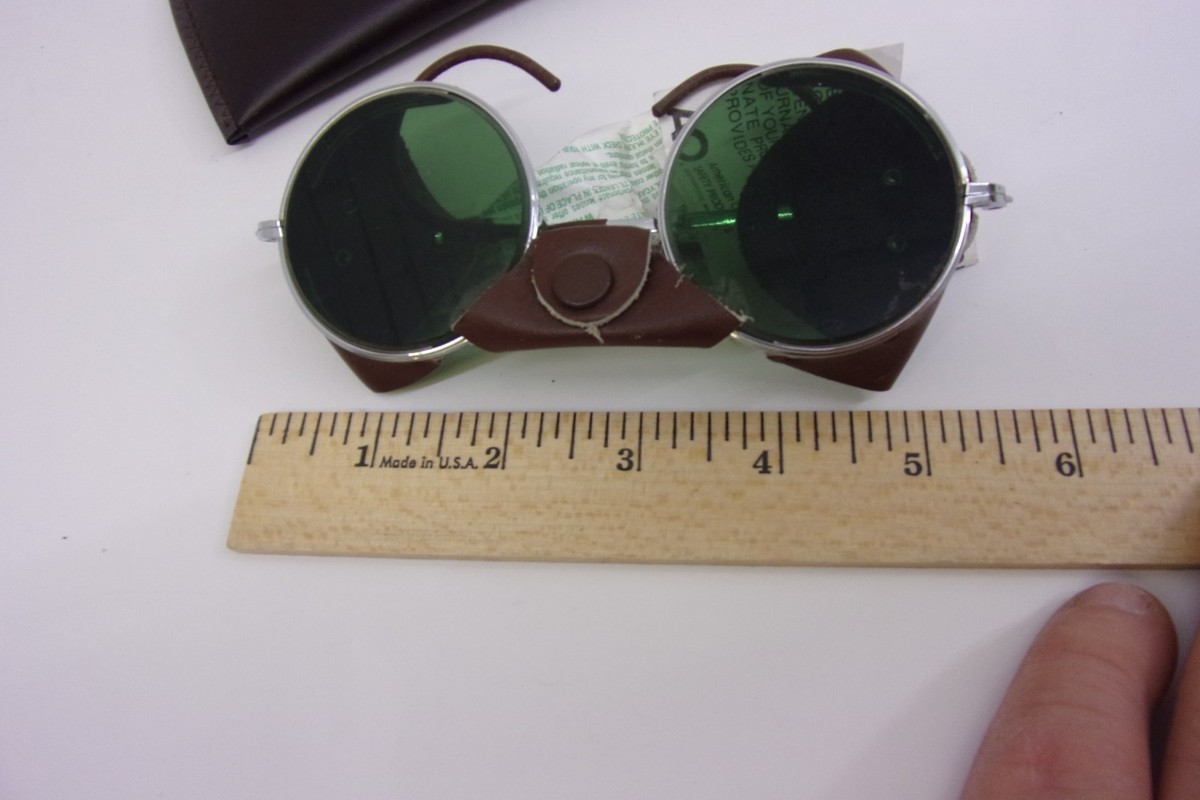 VINTAGE NEW MINT 60S-70S AMERICAN OPTICAL SUNGLASSES SAFETY