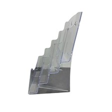 NIB 4 Tier Acrylic Brochure Holder Wall mountable 8.5" x 11"