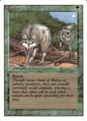 Timber Wolves (Revised Edition) - MTG Rare Creature