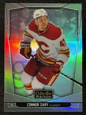 2024-25 O-Pee-Chee Platinum #52 Connor Zary Rainbow Parallel Calgary Flames