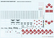 40K Astra Militarum Krieg Combat Engineers Transfers Decal Sheet 2024 ver