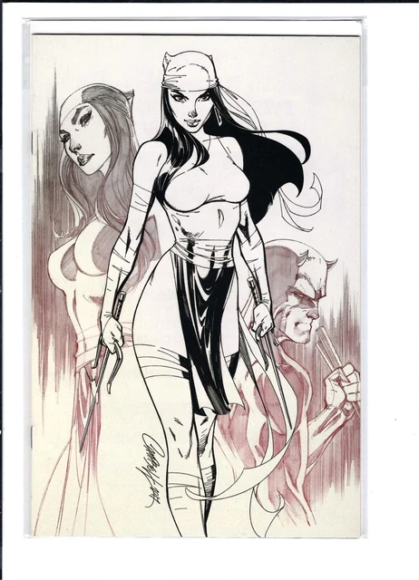 SIGNED - ELEKTRA #1C J SCOTT CAMPBELL EXCLUSIVE VARIANT