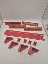 1969 Vintage Subbuteo Pitch Surround Set C108 Red Fence & Advert Boards