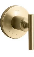 Kohler K-T14490-4-2MB Purist Volume Control Trim Lever Vibrant Brushed Brass