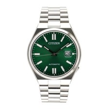 CITIZEN TSUYOSA Collection 8210-S126967 Green Dial Automatic Mens Watch SS Date