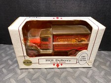 1:34 ERTL VINTAGE BANK 1931 HAWKEYE DELIVERY TRUCK ANHEUSER BUSCH YELLOW TINT 
