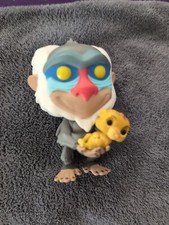 Funko POP! "Figura de vinilo suelta de 4"" Disney El Rey León #301 Rafiki con Simba"