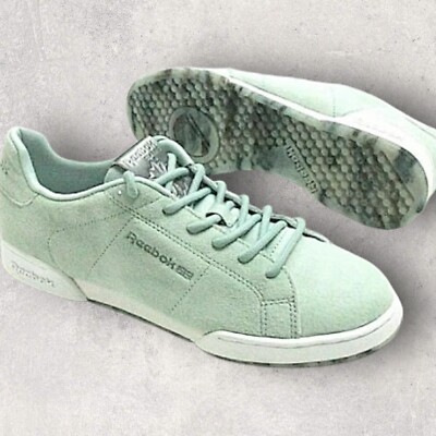 Reebok Damen Classic Spearmint grün Wildleder Turnschuhe UK 6 BD1523 NEU UVP 105 £