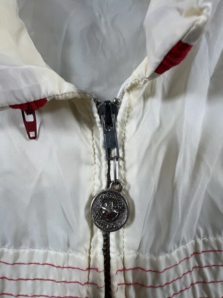 Vintage Weather Tamer Windbreaker Jacket Women's Sz 11-12 Full Zip - Image 3 of 4