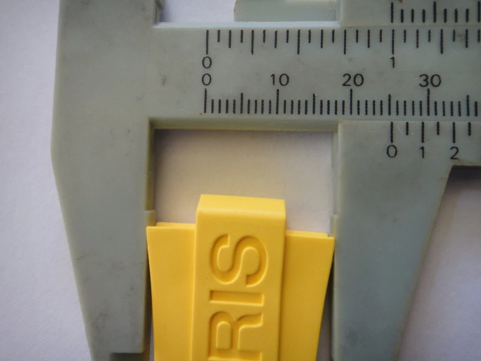 Original ORIS 733 7675 Aquis Calibre Profundidad Amarillo GOMA Banda Correa Pulsera 42633 Foto 4 de 4