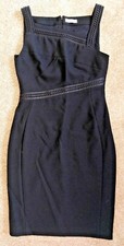 VERSACE Collection Classic Little Black Cocktail Dress Sleeveless Sz 44 Medium