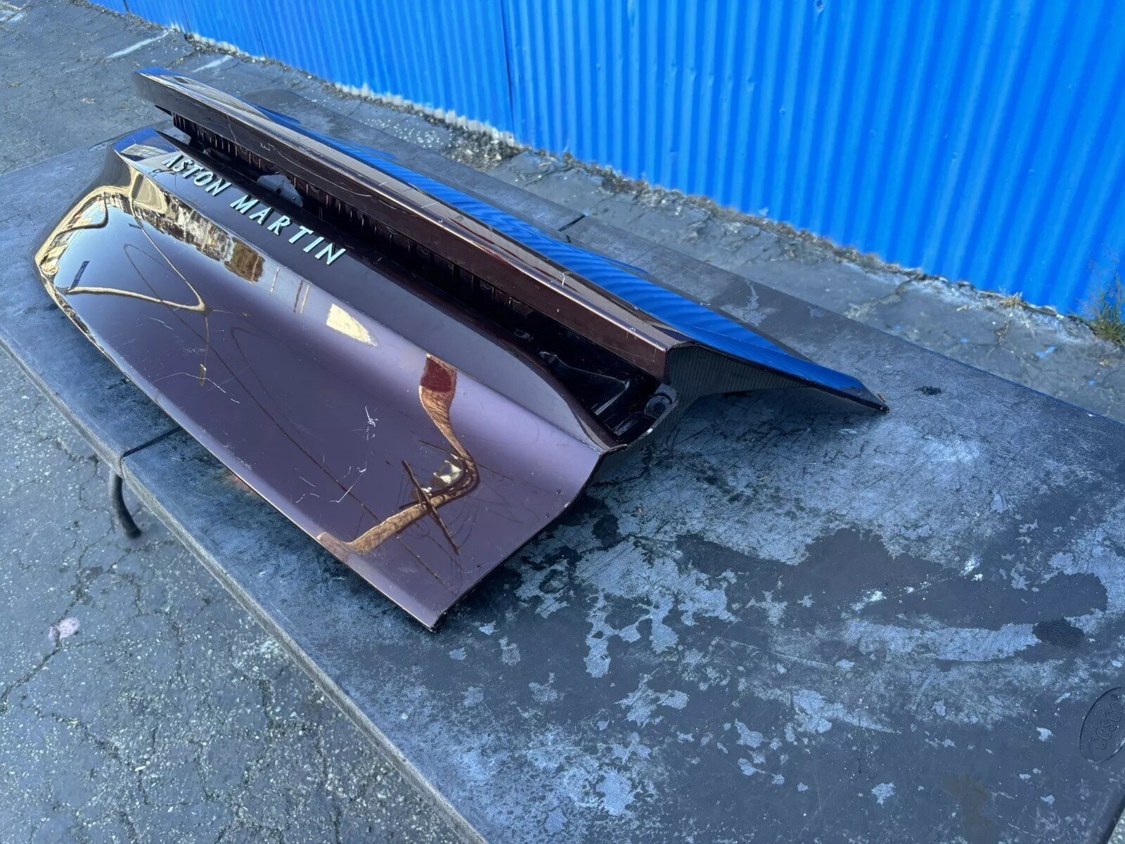 Aston Martin DBS Rear Carbon Fiber Trunk Deck Lid Shell 2019 - 2023 Oem
